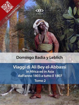cover image of Viaggi di Ali Bey el-Abbassi in Africa ed in Asia. Tomo 2